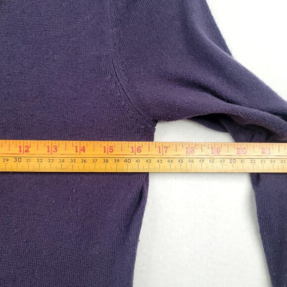 New York & Company Purple Knit Sweater Dress W/ Belt Small *Callout - Picture 6 of 11